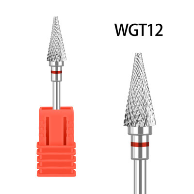 Svrdla za nokte od volfram karbida Flame glodala za manikuru Skidanje gel laka Brusilica Savjeti Dodaci za nokte Alati GLWGT