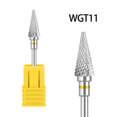 Svrdla za nokte od volfram karbida Flame glodala za manikuru Skidanje gel laka Brusilica Savjeti Dodaci za nokte Alati GLWGT