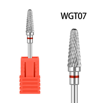 Svrdla za nokte od volfram karbida Flame glodala za manikuru Skidanje gel laka Brusilica Savjeti Dodaci za nokte Alati GLWGT