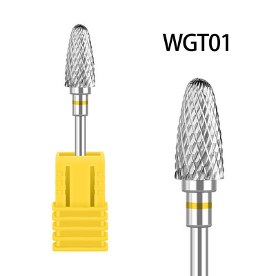 Svrdla za nokte od volfram karbida Flame glodala za manikuru Skidanje gel laka Brusilica Savjeti Dodaci za nokte Alati GLWGT