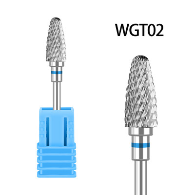 Svrdla za nokte od volfram karbida Flame glodala za manikuru Skidanje gel laka Brusilica Savjeti Dodaci za nokte Alati GLWGT