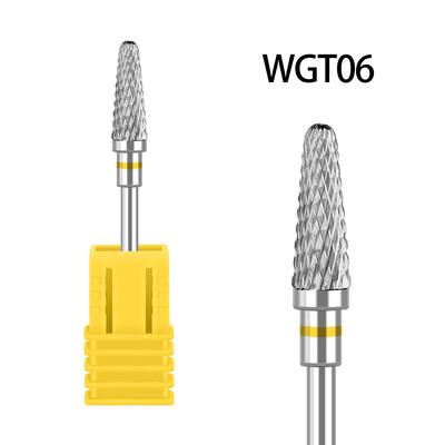 Svrdla za nokte od volfram karbida Flame glodala za manikuru Skidanje gel laka Brusilica Savjeti Dodaci za nokte Alati GLWGT