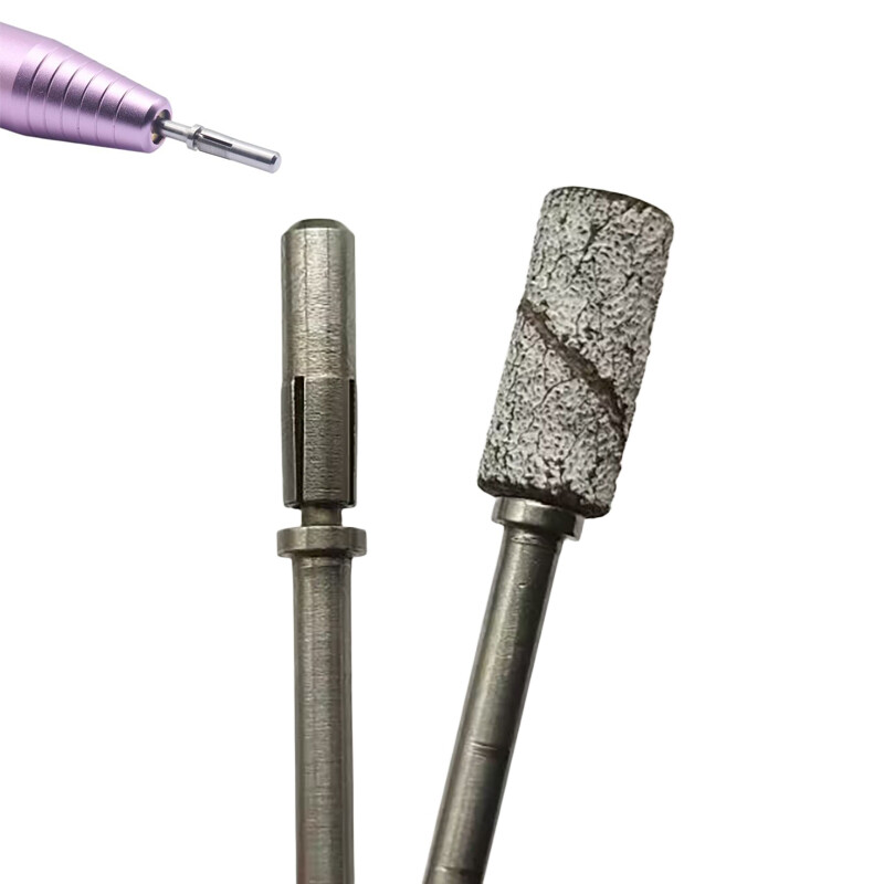 50 komada po kutiji Mini zebra trake za brušenje od 3 mm, svrdla za nokte od nehrđajućeg čelika, trn, električni pribor za manikuru, alat