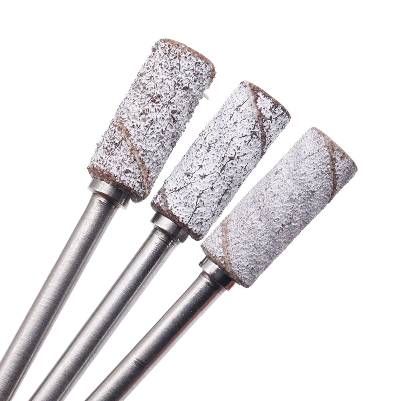 50 komada po kutiji Mini zebra trake za brušenje od 3 mm, svrdla za nokte od nehrđajućeg čelika, trn, električni pribor za manikuru, alat