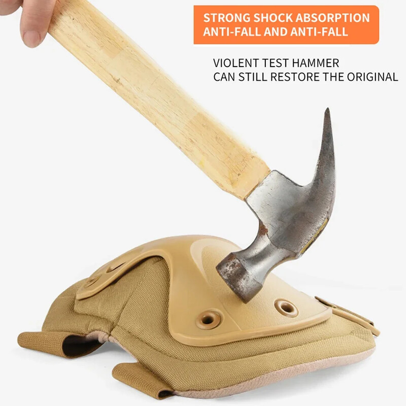 Vojni taktički multicam jastučići za koljena i laktove, zaštitni jastučić za klizaljke Army Combat Airsoft lovna sigurnosna oprema, podesive trake