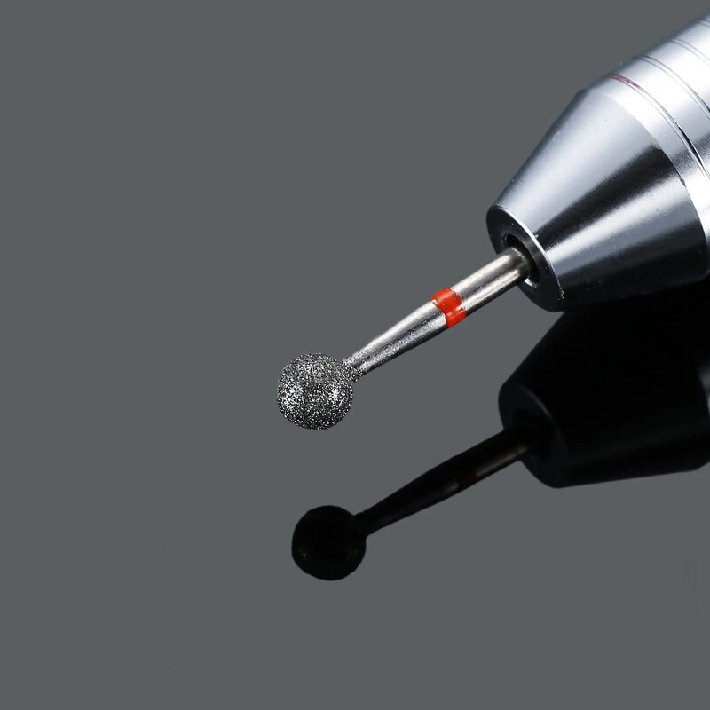 3/32'' dijamantno glodalo loptastog oblika Svrdla za nokte za čišćenje zanoktica Profesionalni pribor za turpije za nokte za manikuru