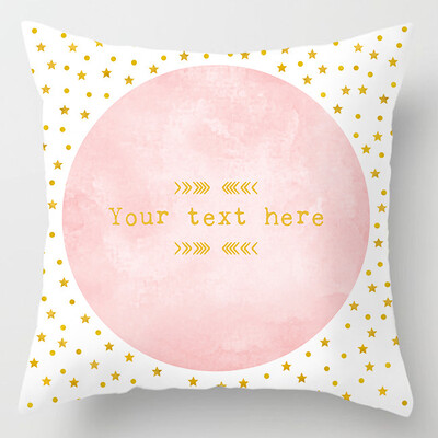 Ružičasta jastučnica od perja Dekorativni kauč Jastuk Navlaka za krevet Djevojka Kućni dekor 45*45 cm
