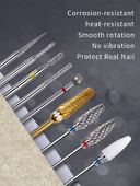 Profesionalna svrdla za nokte za manikuru Rezači za glodanje noktiju Volfram svrdla Set bitova Odstranjivač laka Rezači Savjeti Alati