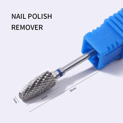 Profesionalna svrdla za nokte za manikuru Rezači za glodanje noktiju Volfram svrdla Set bitova Odstranjivač laka Rezači Savjeti Alati