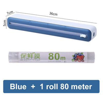 Naujas plėvelės pjaustytuvo plastiko įvyniojimo dozatorius skardos aliuminio folijos dozatorius pjovimo siurbimo taurė Reguliuojamas buitinis virtuvės maisto saugojimas