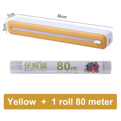 Naujas plėvelės pjaustytuvo plastiko įvyniojimo dozatorius skardos aliuminio folijos dozatorius pjovimo siurbimo taurė Reguliuojamas buitinis virtuvės maisto saugojimas