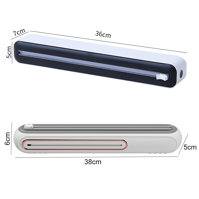 Naujas plėvelės pjaustytuvo plastiko įvyniojimo dozatorius skardos aliuminio folijos dozatorius pjovimo siurbimo taurė Reguliuojamas buitinis virtuvės maisto saugojimas