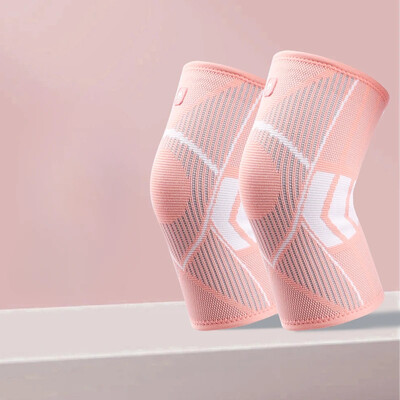 1 par jastučića za koljena Elastična prozračna potpora za koljena Silikonski neklizajući Fitness Trčanje Biciklizam Kompresijski štitnik za koljena