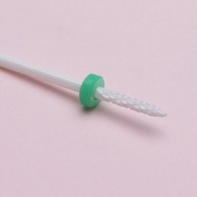 1 kom keramičko svrdlo za nokte Električno glodalo Stroj za brušenje manikura za puferske turpije za nokte Dodatna oprema za izradu noktiju