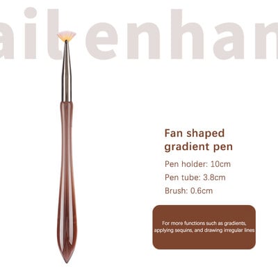 12 DB Nail Art Brush Bélés Ecset Csíkos Minta Festő Ecset Akril UV Gél Hosszabbító Rajz Carving Toll DIY Manikűr eszköz