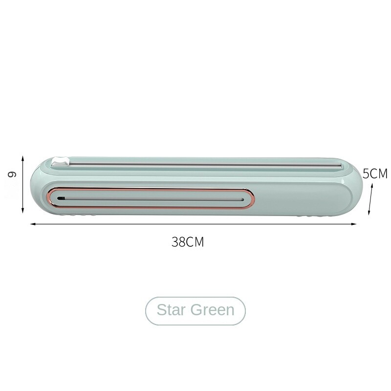 Eilutės peilio tipas plastikinis apvyniojimo pjaustytuvas magnetinis siurbimas prie sienos montuojamas plastikinis apvyniojimas virtuvės laikymo pjovimo dėžutė