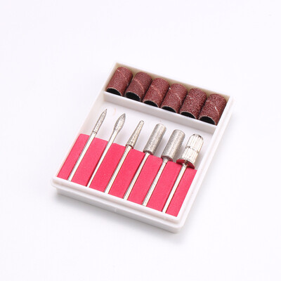 Komplet bušilica za nokte od 6 komada, profesionalna električna bušilica za nokte, brusna traka za zamjenu bušilice za nokte, pribor za manikuru