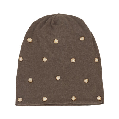 Ženske biserne pamučne ležerne kape s kapama Proljeće Jesen Nova pletena kapa za šešire za ženske modne vrećaste Gorras šešire na otvorenom