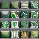 Green Leaf Series Jastuci Pokloni Namještaj za kućni ured Spavaća soba Sofa Auto Jastučnica 45x45cm