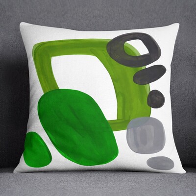 Green Leaf Series Jastuci Pokloni Namještaj za kućni ured Spavaća soba Sofa Auto Jastučnica 45x45cm