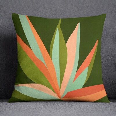 Green Leaf Series Jastuci Pokloni Namještaj za kućni ured Spavaća soba Sofa Auto Jastučnica 45x45cm