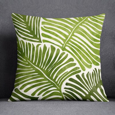 Green Leaf Series Jastuci Pokloni Namještaj za kućni ured Spavaća soba Sofa Auto Jastučnica 45x45cm
