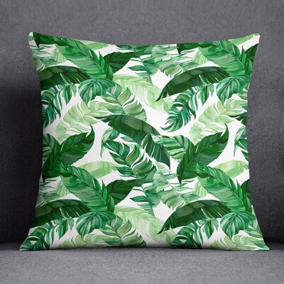 Green Leaf Series Jastuci Pokloni Namještaj za kućni ured Spavaća soba Sofa Auto Jastučnica 45x45cm