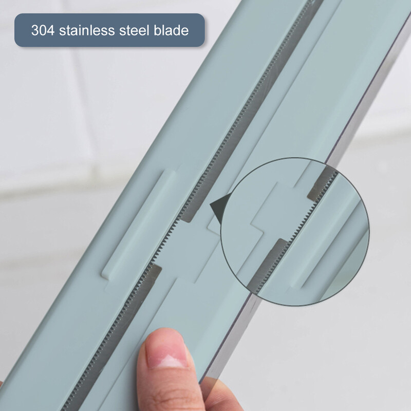 Plėvelės pjaustytuvas Magnetinis lipnios plėvelės dozatorius Plastikinio įvyniojimo dozatorius su pjaustytuvu Daugkartinio naudojimo maisto plėvelės pjaustyklės skarda