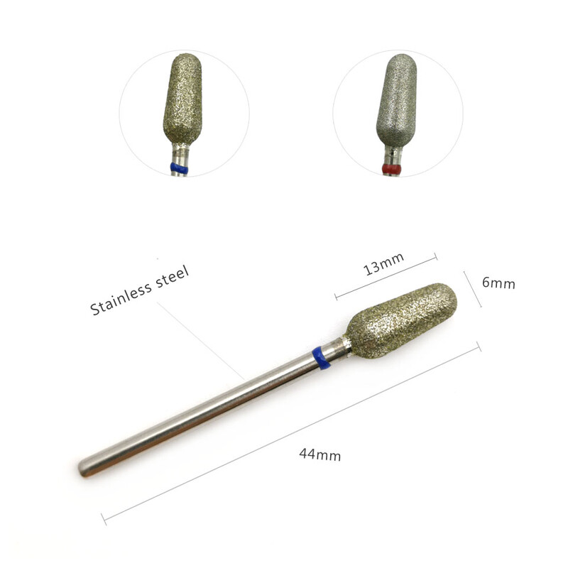 HYTOOS Smooth Top šlifavimo galvutė deimantiniai nagų grąžtai 3/32 sukamieji nagų gręžtuvai elektriniai grąžtai Nagų priedai