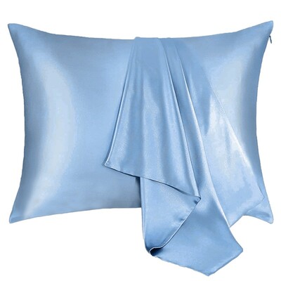1gb Spilvendrāna Super mīksta Spilvendrāna Ērti Luksusa Satīna Spilvendrānas Matiem un Ādai Hipoalerģiski Atvēsinoši Spilvendrānas