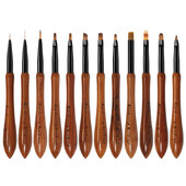 1 buc Perii pentru arta unghiilor pentru manichiură Extensii de perie cu gel UV pentru pictura acrilice pentru manichiură Desen Gradient Halo Vopsea Instrumente pentru pictura