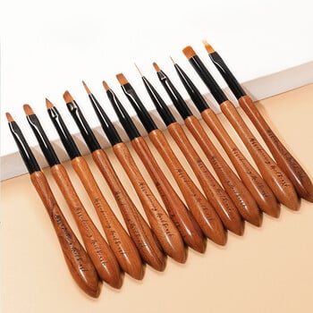 1 τμχ Nails Art Brushes for Manicure UV Gel Brush Extensions Ακρυλικό Μανικιούρ Ζωγραφική Εργαλεία ζωγραφικής Halo Dye Drawing