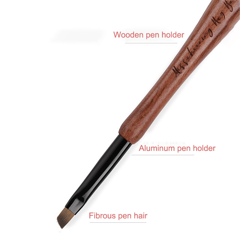 1 buc Perii pentru arta unghiilor pentru manichiură Extensii de perie cu gel UV pentru pictura acrilice pentru manichiură Desen Gradient Halo Vopsea Instrumente pentru pictura