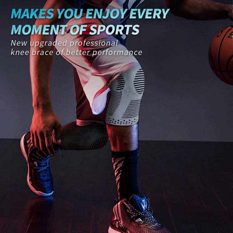 1 vnt Profesionalios sportinės kelio petnešos, skirtos artritui Crossfit Protector Atraminės pagalvėlės Menisko plyšimo sąnarių skausmui malšinti bėgiojant