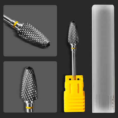 1 KOM Karbidna svrdla za nokte Električna bušilica Turpije Glodalo Manikura Burr Uklanjanje zanoktica Mlaznice Oprema za uređenje noktiju