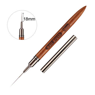 Trokutasta olovka za kist za crtanje noktiju 3D savjeti Fototerapija s uzorkom Akrilna četka za nokte UV gel Alati za DIY manikuru Četke za nokte s drvenom drškom