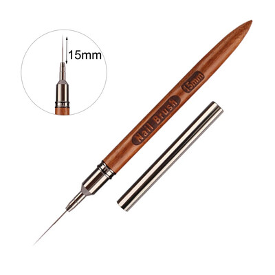 Trokutasta olovka za kist za crtanje noktiju 3D savjeti Fototerapija s uzorkom Akrilna četka za nokte UV gel Alati za DIY manikuru Četke za nokte s drvenom drškom