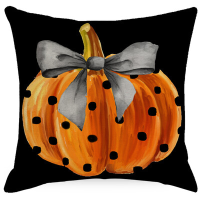 Halloween Pumpkin Ghost Print Pattern Jastuk Navlaka Kućni Dnevni Boravak Sofa Dekoracija Baciti Jastuk 