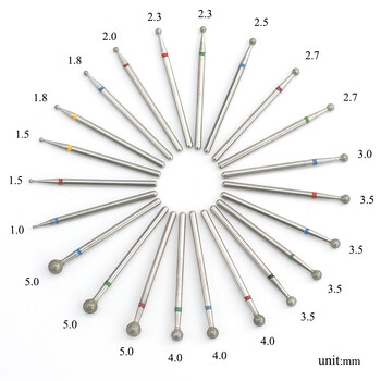 22 вида топка с диамантена бормашина за нокти фреза Ротационен бормашина за почистване на кутикула Апарат за маникюр Пили за нокти Художествени инструменти