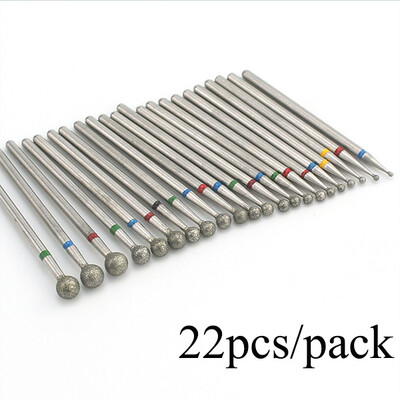 22 vrste kuglica, dijamantna bušilica za nokte, glodalo, glodalo, glodalo, glodalo, komadići za čišćenje zanoktica, aparat za manikuru, turpije za nokte, umjetnički alati