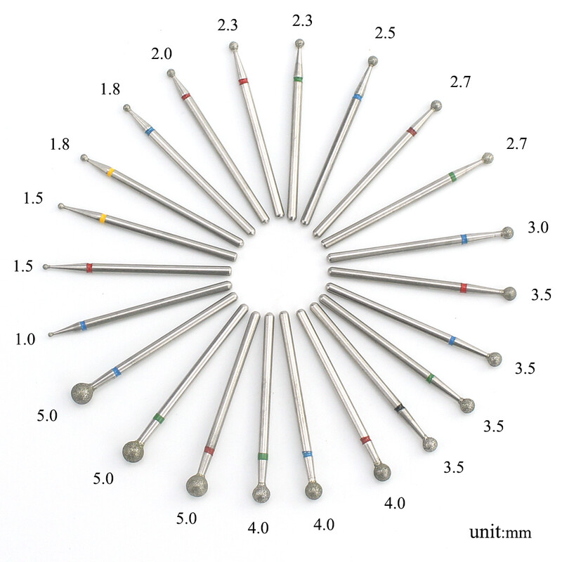 22 vrste kuglica, dijamantna bušilica za nokte, glodalo, glodalo, glodalo, glodalo, komadići za čišćenje zanoktica, aparat za manikuru, turpije za nokte, umjetnički alati