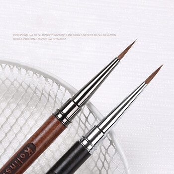 Kolinsky Nail Art Painting Brush Gradient Nail Liner Brushes Acrylic Lines Striping Drawing Eργαλείο μανικιούρ ζωγραφικής με ακουαρέλα