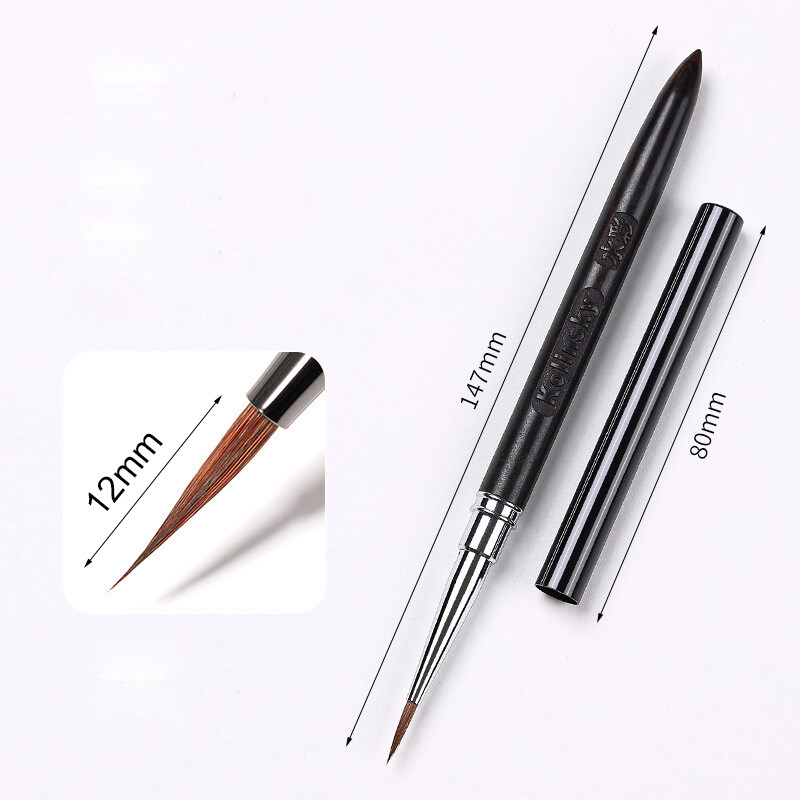 Kolinsky Nail Art Painting Kist Gradient Nail Liner Kistovi Akrilne linije Striping Crtanje Slikanje akvarelom Alat za manikuru