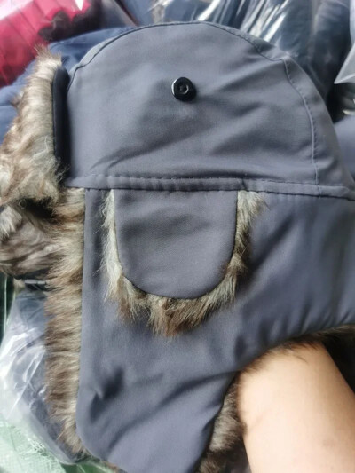 Vyriškos moteriškos žieminės sovietinės Lei Feng kepurės lauko rusiškos Ušankos bombonešio kepurė, stora nuo vėjo kailio, ausų dangtelis