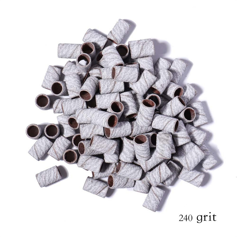 80 & 120 & 180 & 240 Grit Cutter Ζέβρα Τρυπάνια νυχιών Τρυπάνι Νυχιών Περιποίηση ποδιών Γυαλιστικό Μανικιούρ Gel Gel Gel Remover Remover