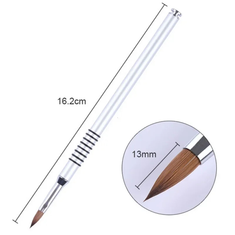 3D akrilna kist za skulpture za nokte Tekući puder UV gel za rezbarenje Olovka za crtanje cvijeća Manikura za nokte Kist Alati Dodaci