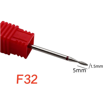 Svrdlo za e-turpiju za nokte za manikuru i pedikuru, ruske električne turpije, dijamant, plameno svrdlo za nokte s akrilnim gelom