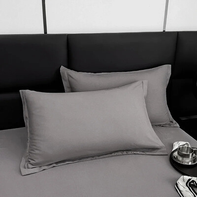 Mazgāta kokvilnas vienkrāsains spilvendrāna 48*74cm spilvendrāna mājas gultas veļa standarta izmēram A klases mājas tekstils, viesnīcas dekors 1 gab.