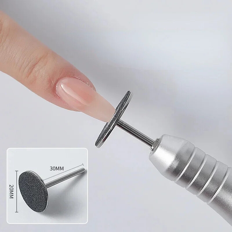 Dijamantna svrdla za metal za nokte Disk za mrtvu kožu, žulj Električna turpija za stopala Osovina za uklanjanje žuljeva za salon za nokte Glava za brušenje