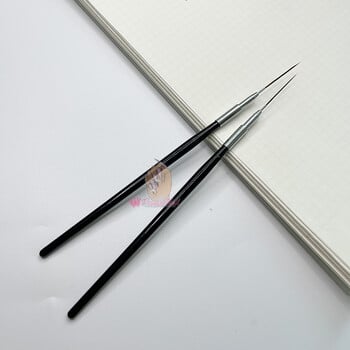 Extra Long Nail Art Liner Brush Ultra-thin Line Drawing Striper Detailer Detailer Pen Design Εργαλείο μανικιούρ 30mm